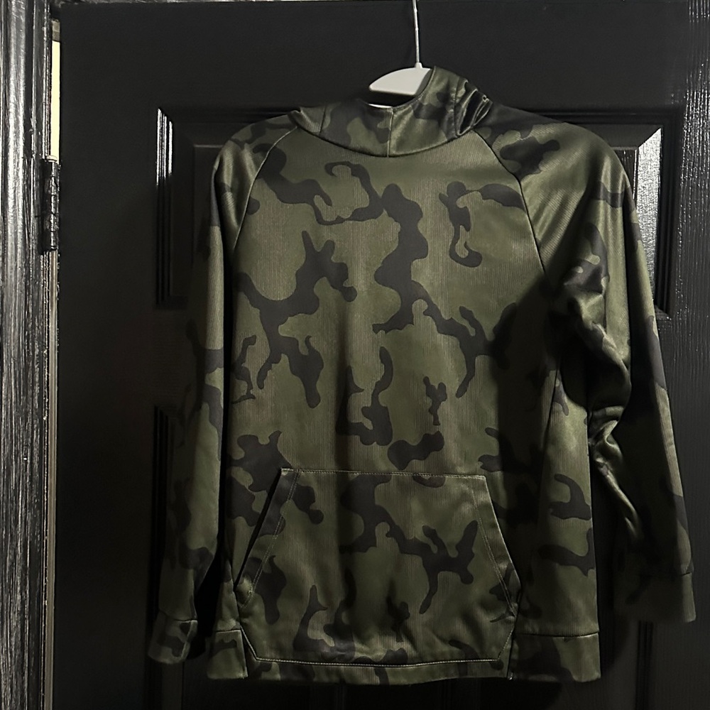 tek gear Green & Black Camo Kids Hoodie Jacket